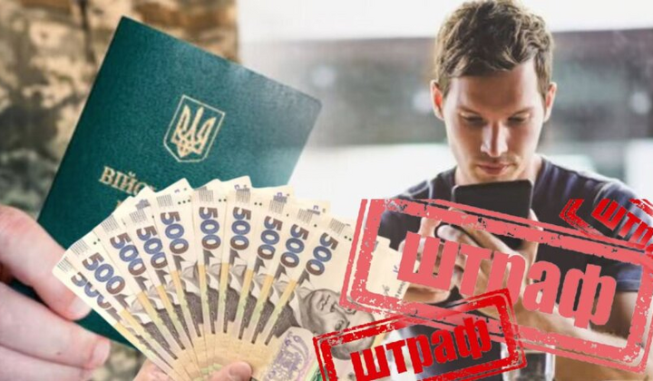 Червоний Штраф ТЦК за неоновлення даних