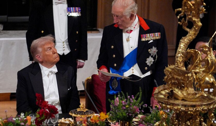 Король Чарльз III и Трамп