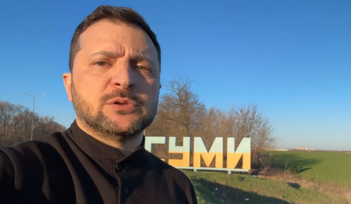 Президент Зеленский в Сумах