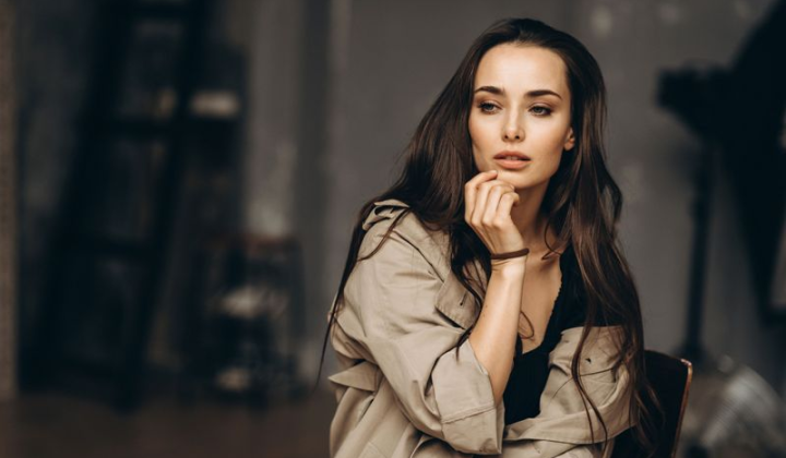 Ксенія Мішина на знімальному майданчику