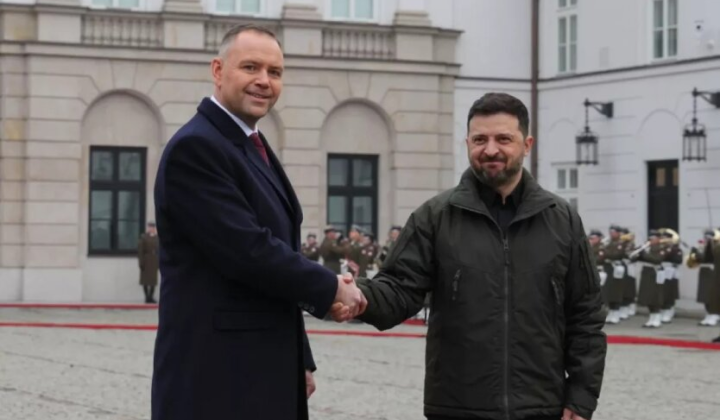 Зеленский и Навроцкий в Варшаве