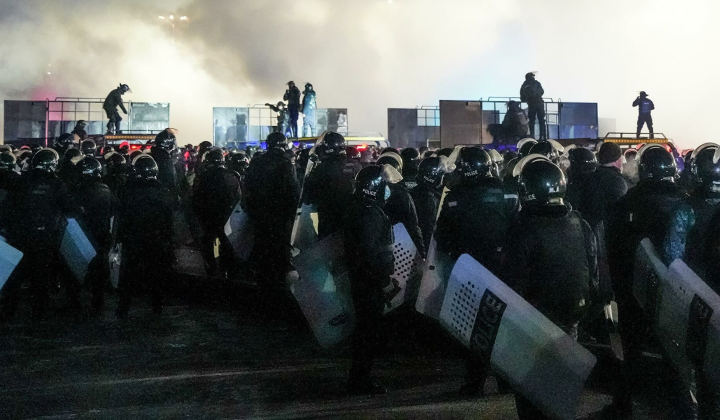 Протесты на улицах Казахстана