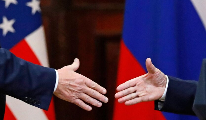 Трамп и Путин на встрече
