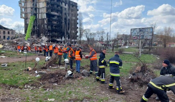 Участники 'Армии восстановления' на передовой