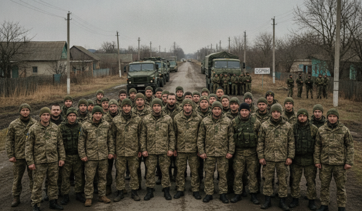 Heroic Ukrainian warriors coming back home