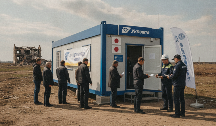 20 модульних відділень Укрпошти в Японії