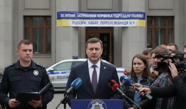 Задержание руководителя полиции за взятку и препятствование ВСУ