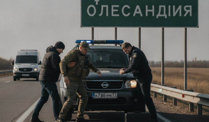 Затримання працівника ТЦК та поліцейського