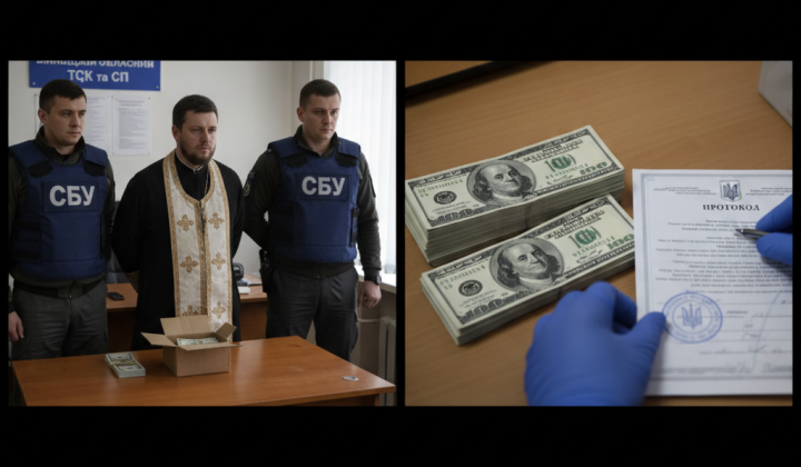 Ієрей УПЦ отримує хабар за ухилення від призову