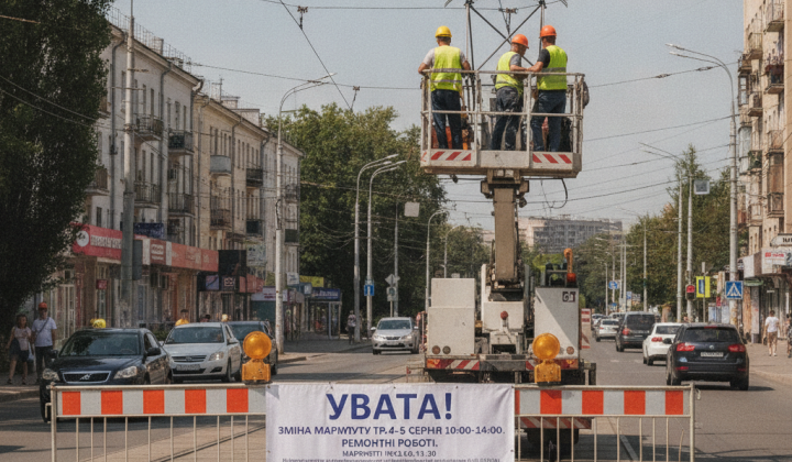 Трамваї змінять маршрути в Харкові