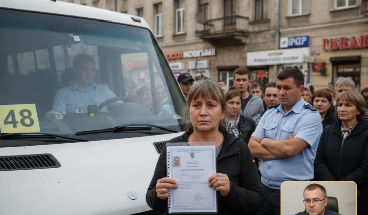Пассажир в маршрутке №48 в Ивано-Франковске