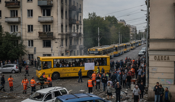 Зупинено електротранспорт в Одесі через атаку РФ