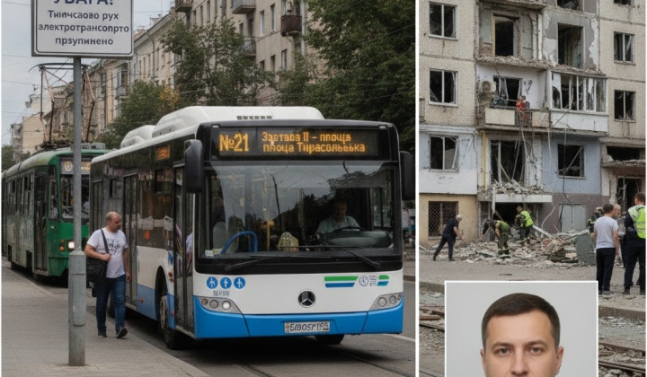 Автобуси в Одесі після атаки
