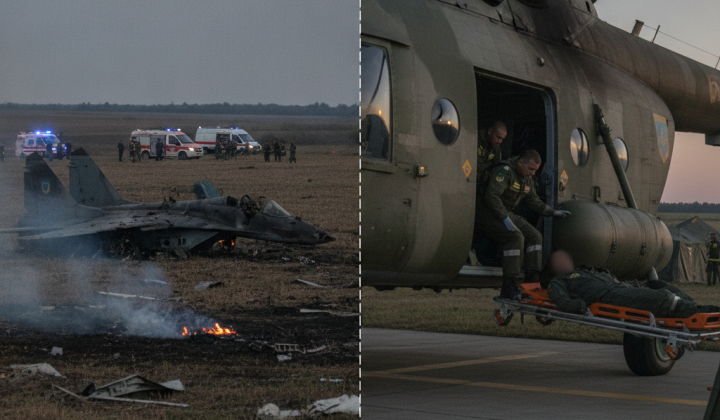 Аварія винищувача МіГ-29 в Одещині
