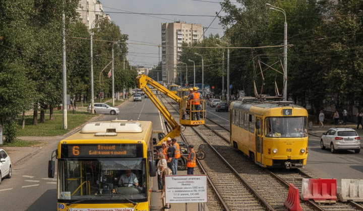 Ремонт контактной сети в Харькове
