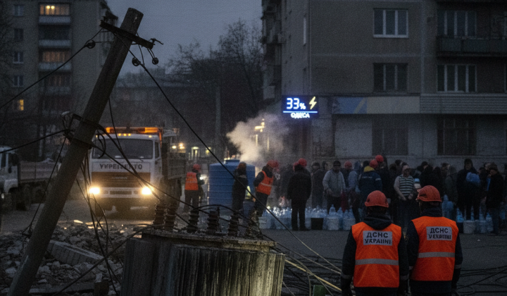 Overnight Strike Leaves More Than 300,000 Households in Odesa Without Power
