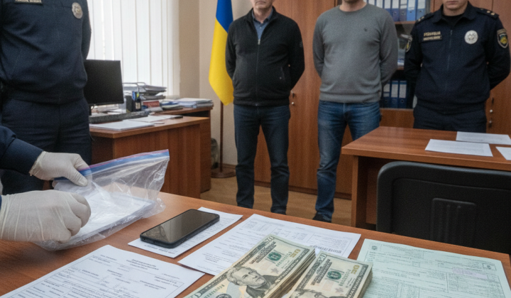 Затримання посадовців на хабарі