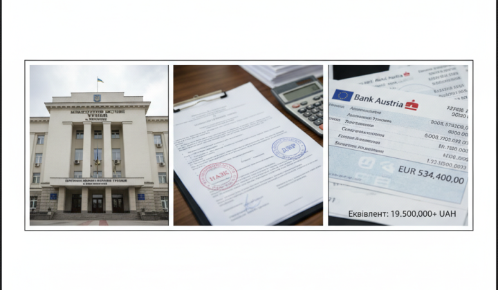 Експосадовиця, рахунок в Австрії