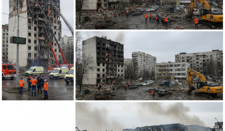 Взрывы в Киеве после атаки
