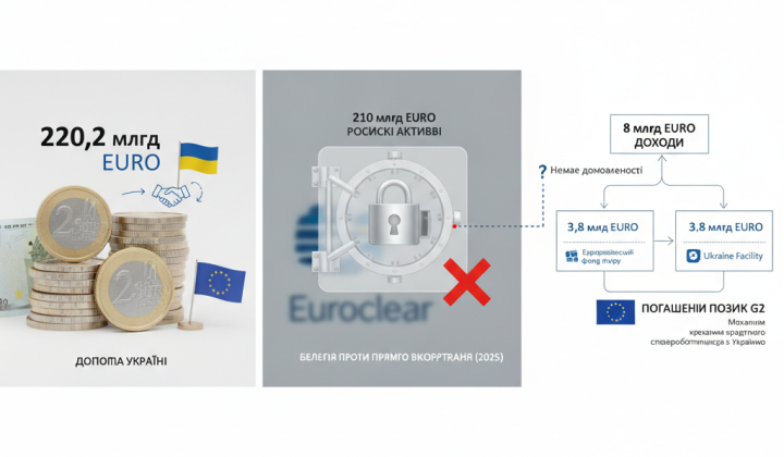 Флаги України та ЄС на грошових купюрах