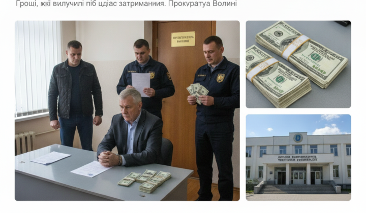 Доцента вуза на Волыни поймали на взятке
