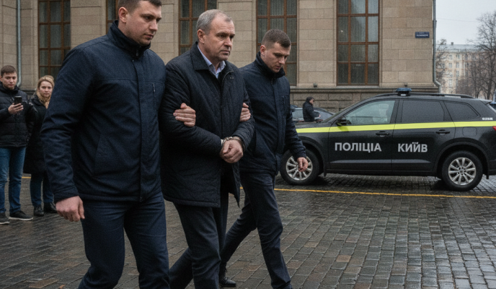 Затримання екс-міліціонера в Києві