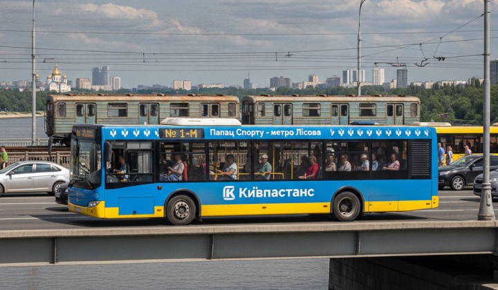 Автобус № 1-М у Києві