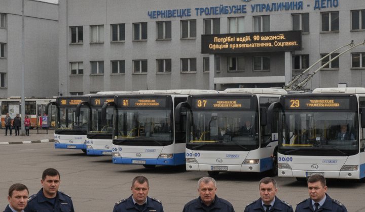 Бракує водіїв у Чернівцях