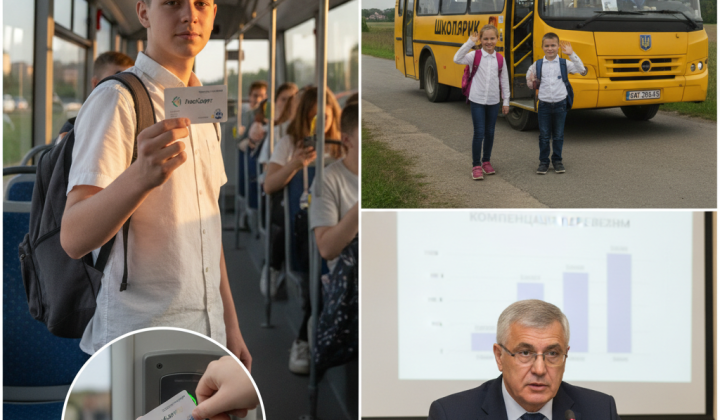 Дрогобич. ліміт 44 безкоштовні поїздки старшокласникам