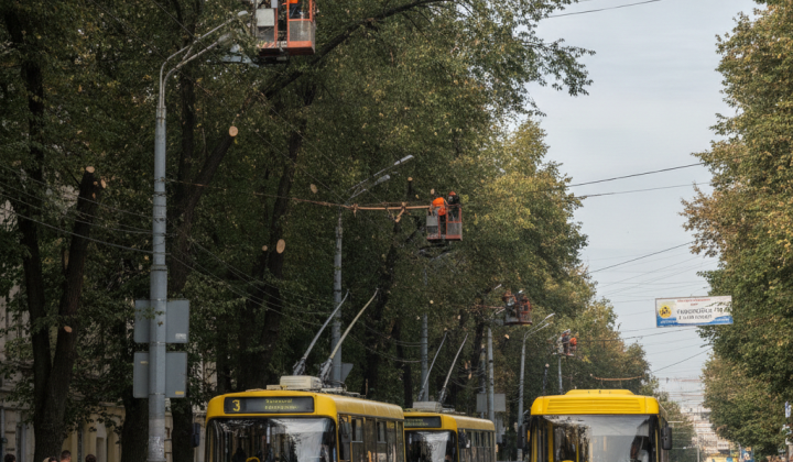 Тролейбуси №3 та №59 у Харкові