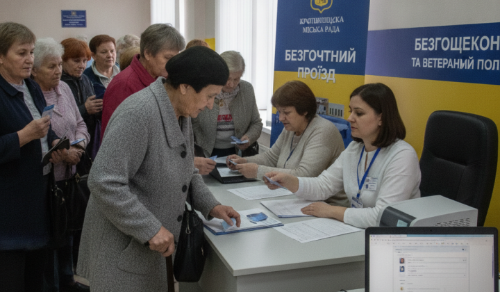 Индивидуальные транспортные карты для льготников Кропивницкого