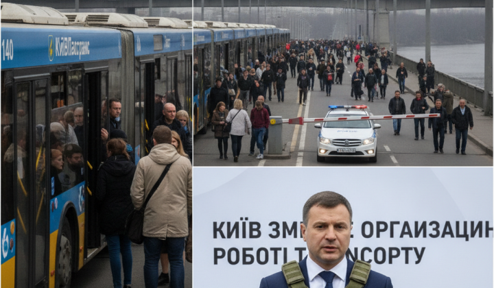 Мост через Днепр в Киеве