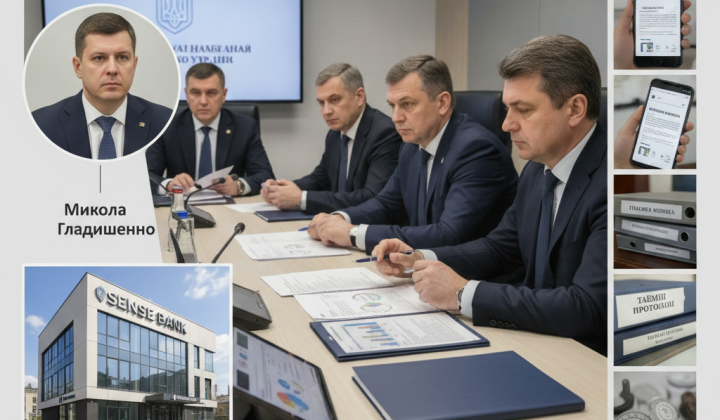 Логотип Сенс Банку на сторінці НБУ