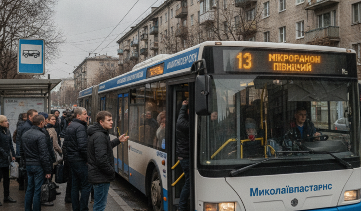 Автобус №1 в Николаеве - изменения