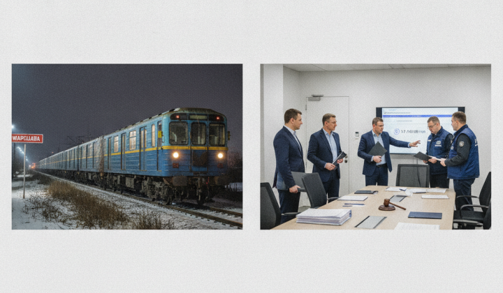 Розкрадання на транспортуванні вагонів метро