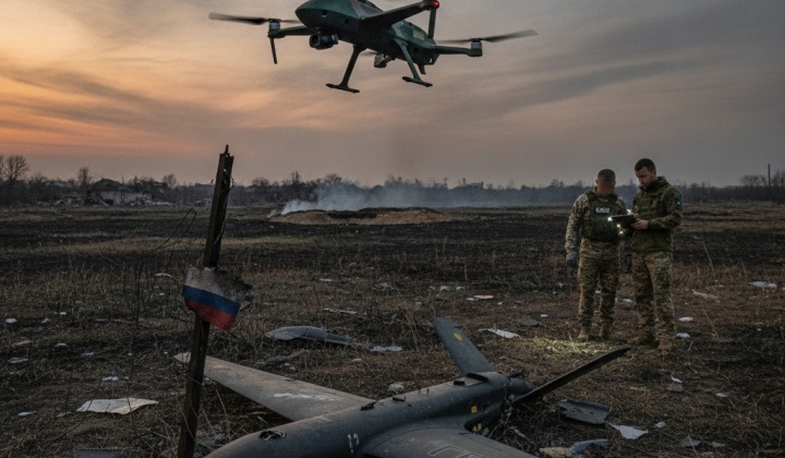 Damaged drone Geran-5
