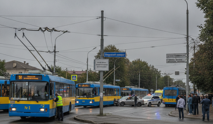 Временные изменения маршрутов троллейбусов в Тернополе