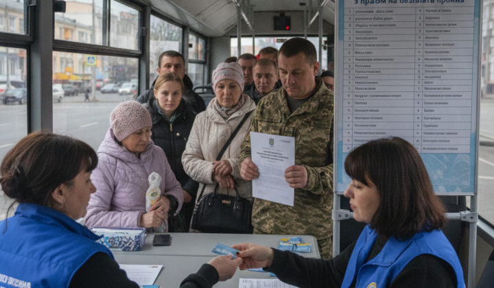 Внутрішньо переміщені отримали право на безплатний проїзд