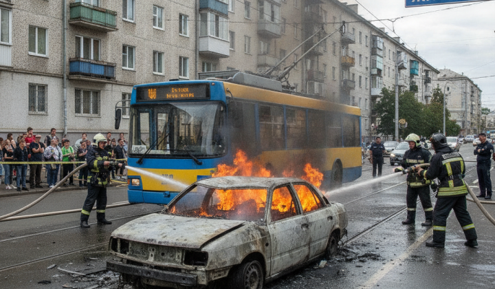 ДТП на улице Витрука в Житомире