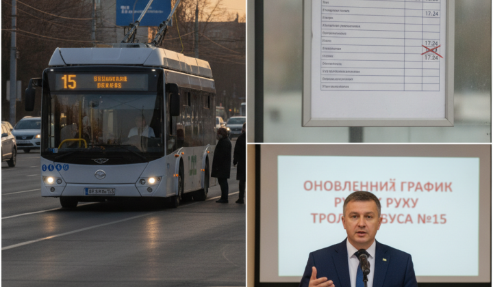 Графики троллейбусов №15 и №15А в Луцке