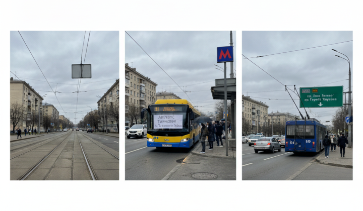 Тимчасові зміни маршрутів громадського транспорту у Харкові