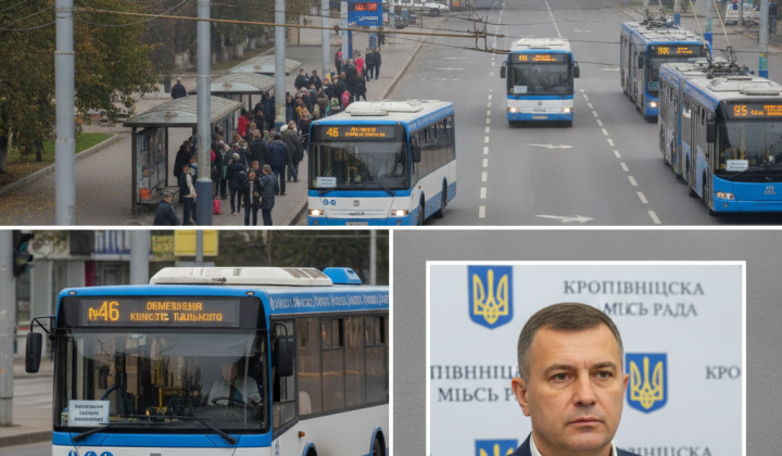 Дефицит дизельного топлива: меньше автобусов в Кропивницком