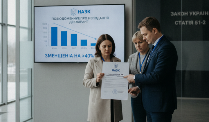Декларації 2026: кількість порушень зменшилася на 40%