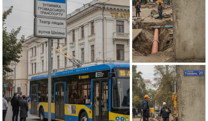 Места остановок для театра кукол в Черновцах