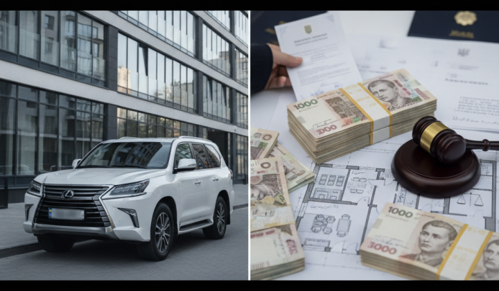 Конфіскований автомобіль та активи