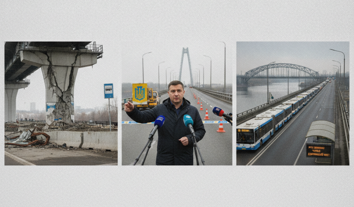 Южный мост в столице Украины