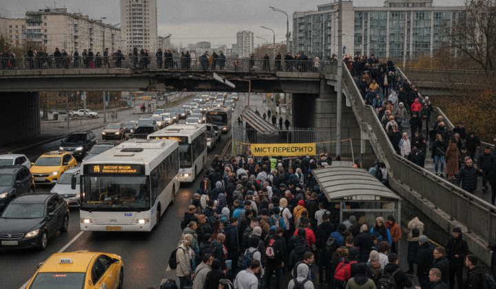 Мост перекритий після атак російських дронів