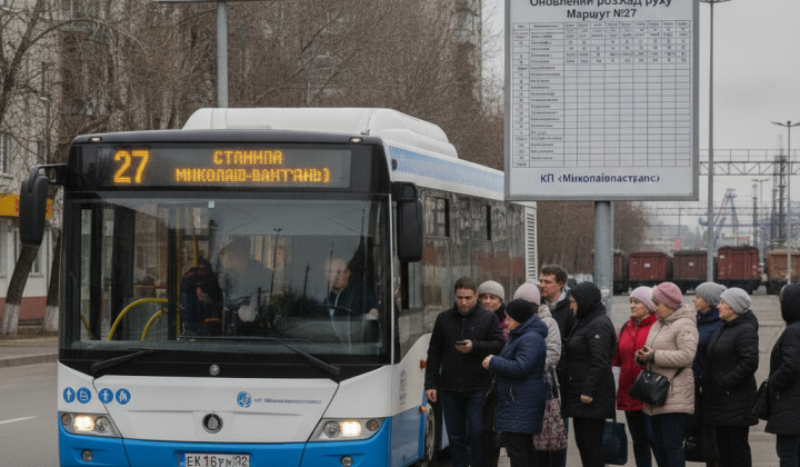 Автобусный маршрут №27 в Николаеве