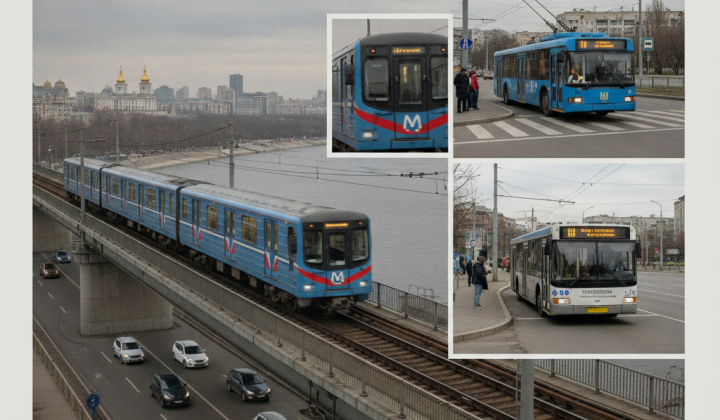 Метро работает, наземный транспорт приостановлен
