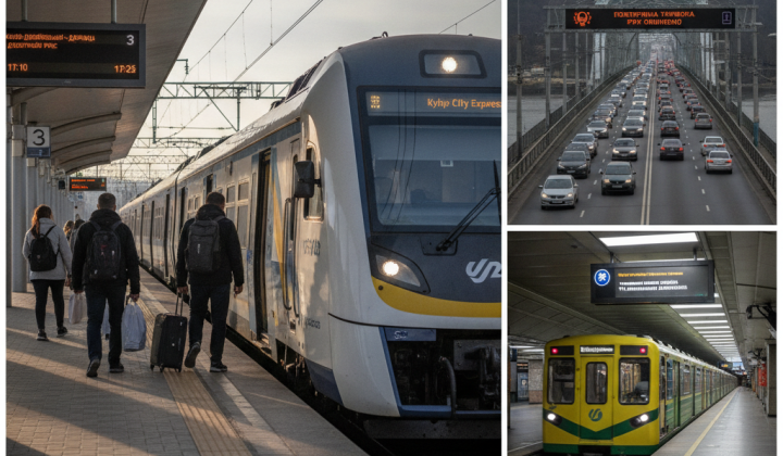 Курсування додаткових рейсів електрички в Києві